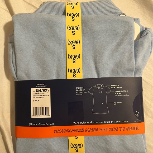Girls French toast uniform polo . Brand new in packaging - Picture 2 of 3